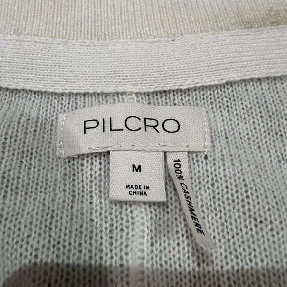 Patterned 100% Cashmere Button-Up Shirt - Picture 3 of 3